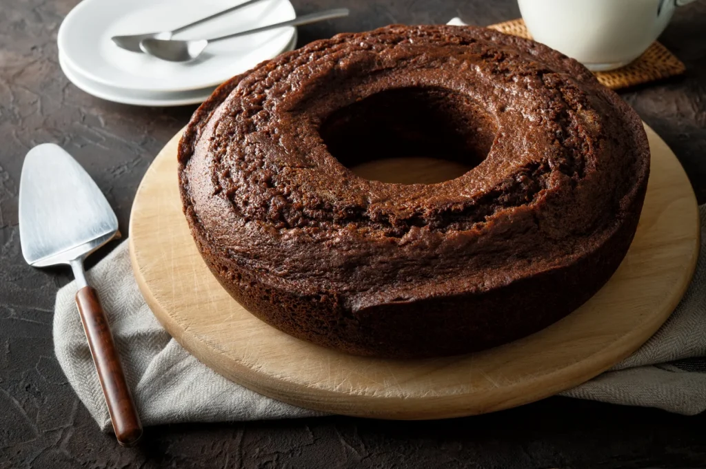 Receita de bolo de chocolate simples