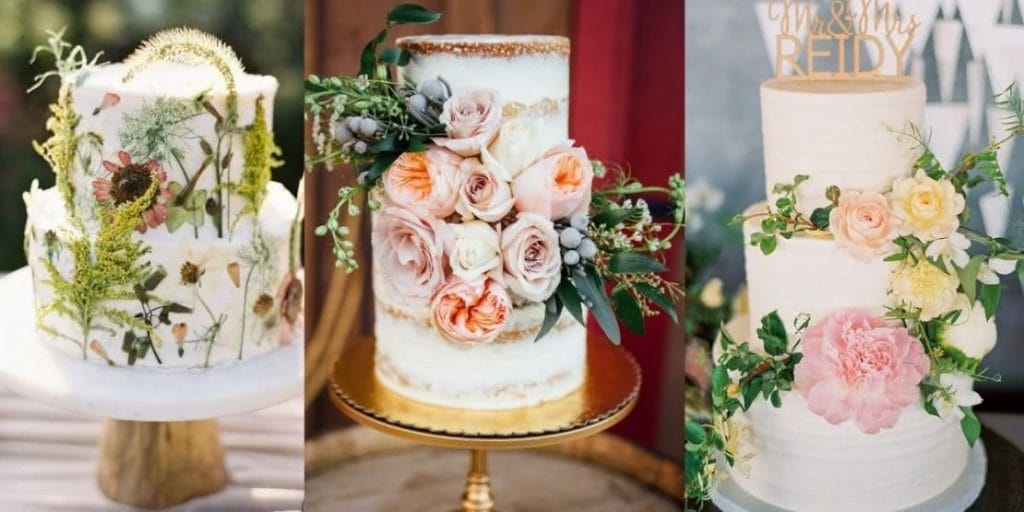 Você pode decorar seu bolo de diversas formas, uma delas são as flores naturais.